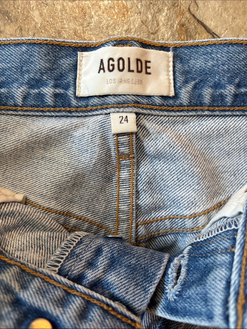 Agolde Riley crop - Picture 5 of 8